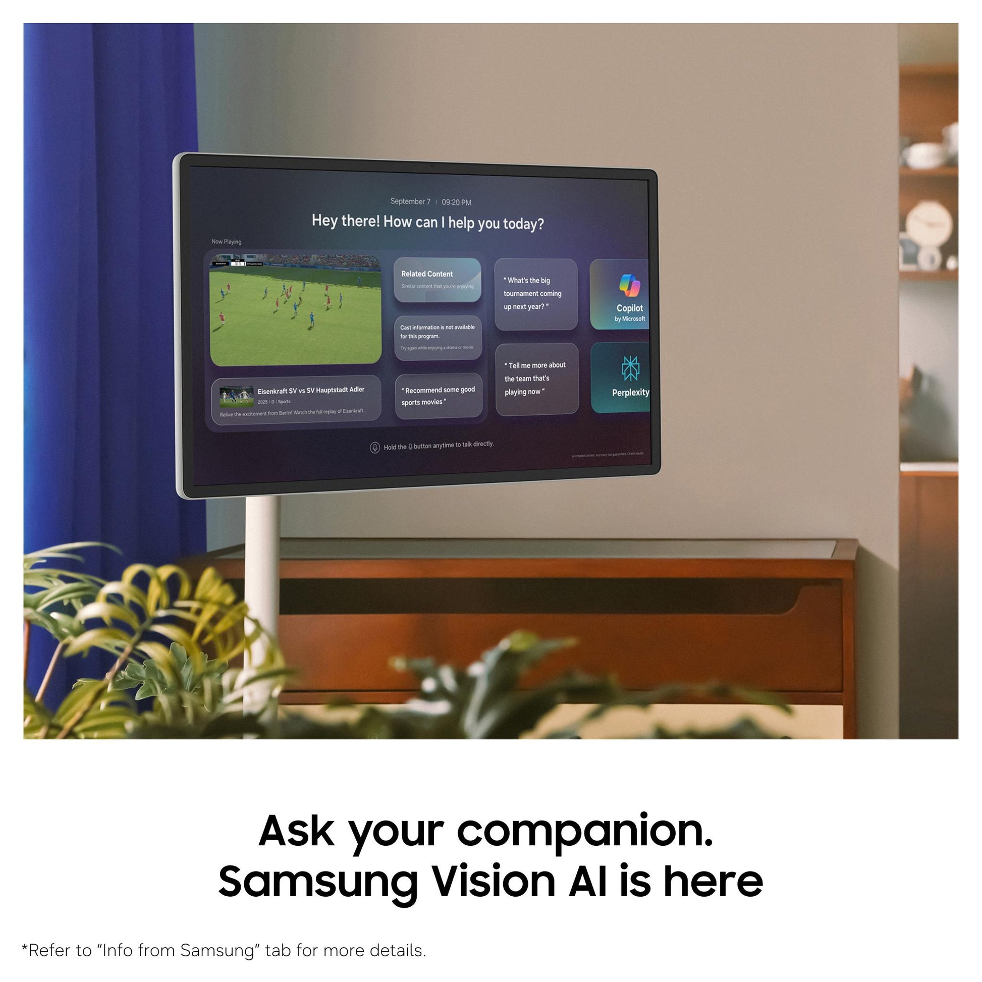 Samsung 27" The Movingstyle LSM7F QHD Touch Interaction Movable Screen [2026]