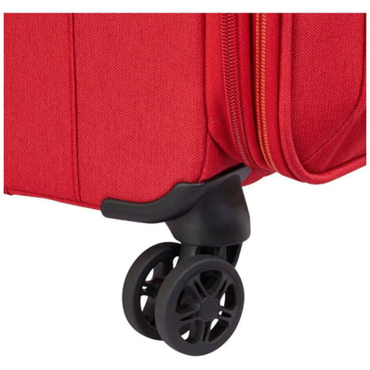 Delsey Brochant 3 Small 55cm Expandable Travel Carry-On Suitcase TSA Lock Red