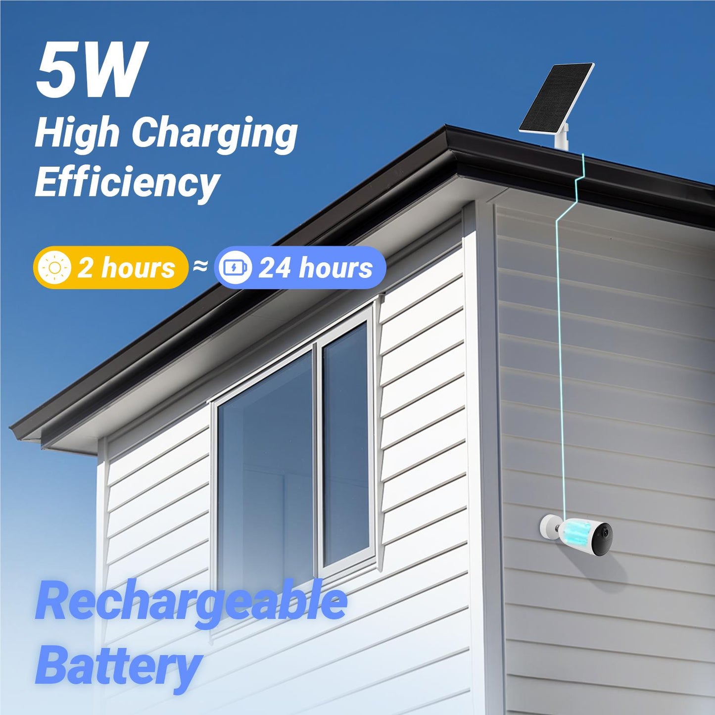 Ezviz 2K Security Camera with Solar Panel