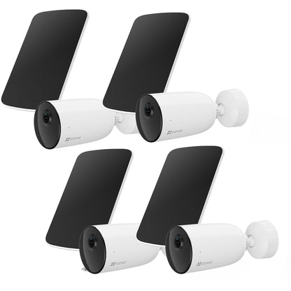 Ezviz 2K Security Camera with Solar Panel (4 Pack)