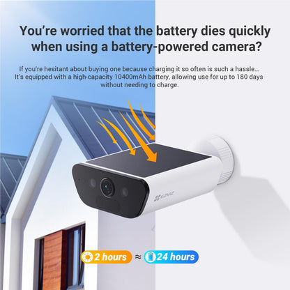 Ezviz 4K Security Camera with Solar Panel