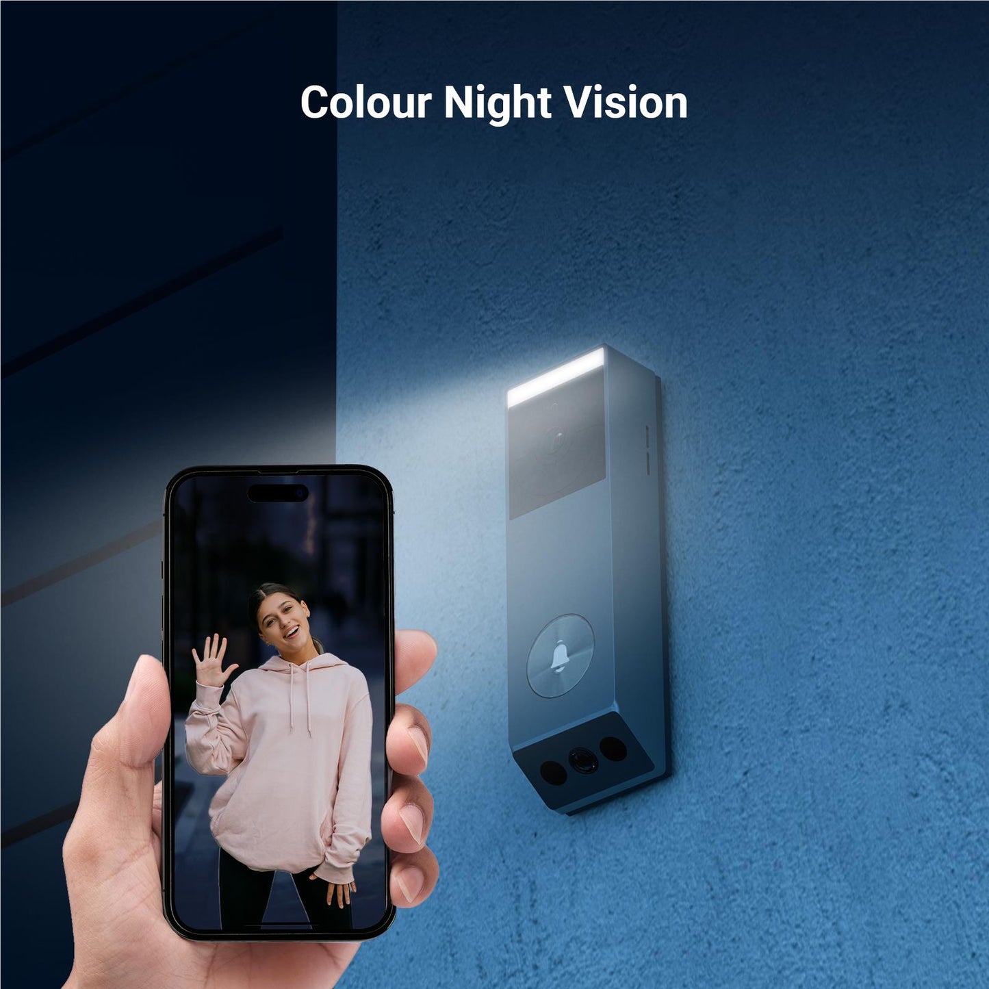 Ezviz EP3X Pro Dual Security Camera Doorbell with Solar Panel