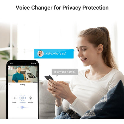 Ezviz EP3X Pro Dual Security Camera Doorbell with Solar Panel