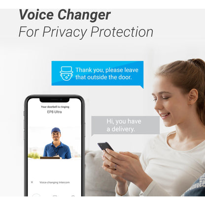 Ezviz EP8 Ultra Dual Camera Video Doorbell with Chime
