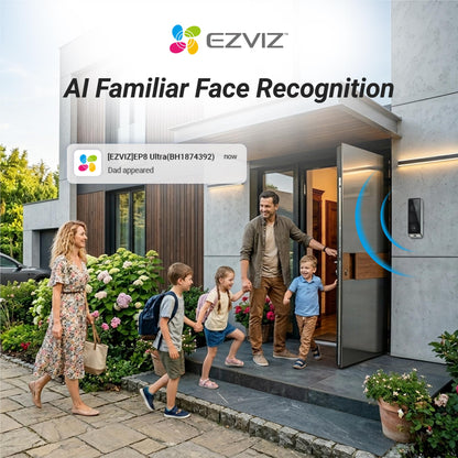 Ezviz EP8 Ultra Dual Camera Video Doorbell with Chime