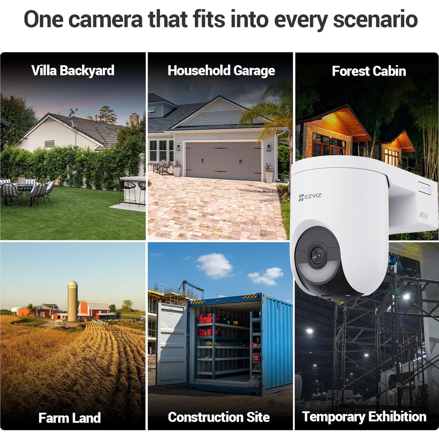 Ezviz HB8 Lite 2K Security Camera with Solar Panel