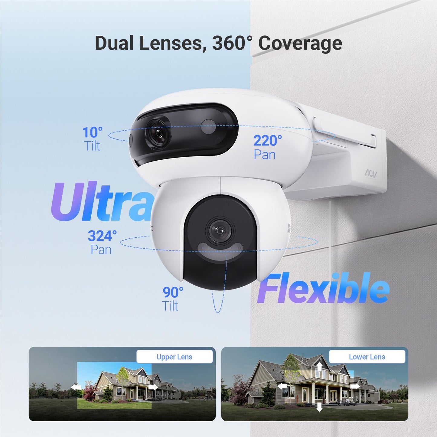 Ezviz 3K Security Camera with Solar Panel (2 Pack)