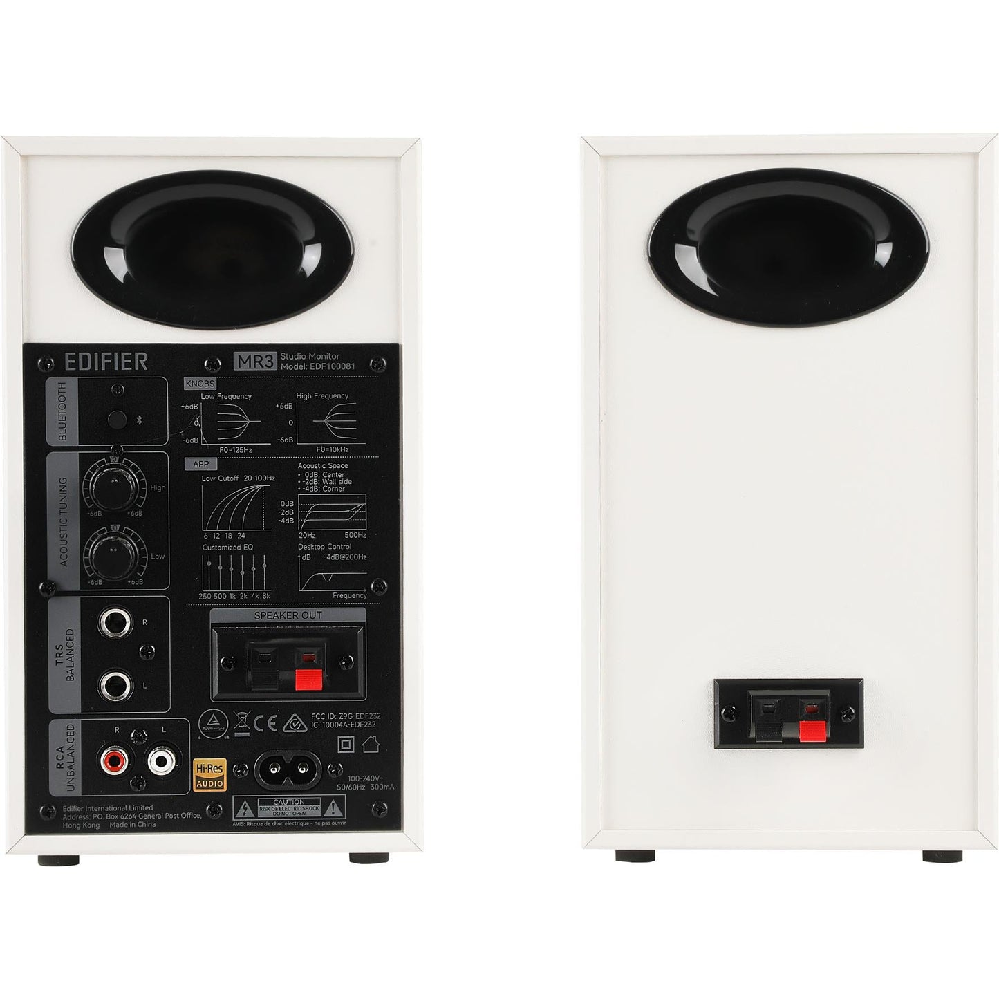 Edifier MR3 Monitor Bluetooth Speaker System (White)