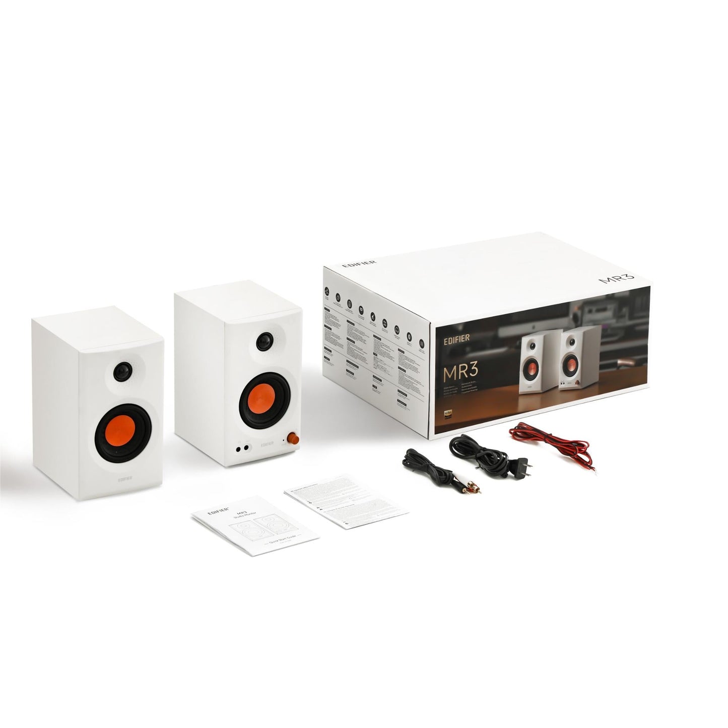 Edifier MR3 Monitor Bluetooth Speaker System (White)