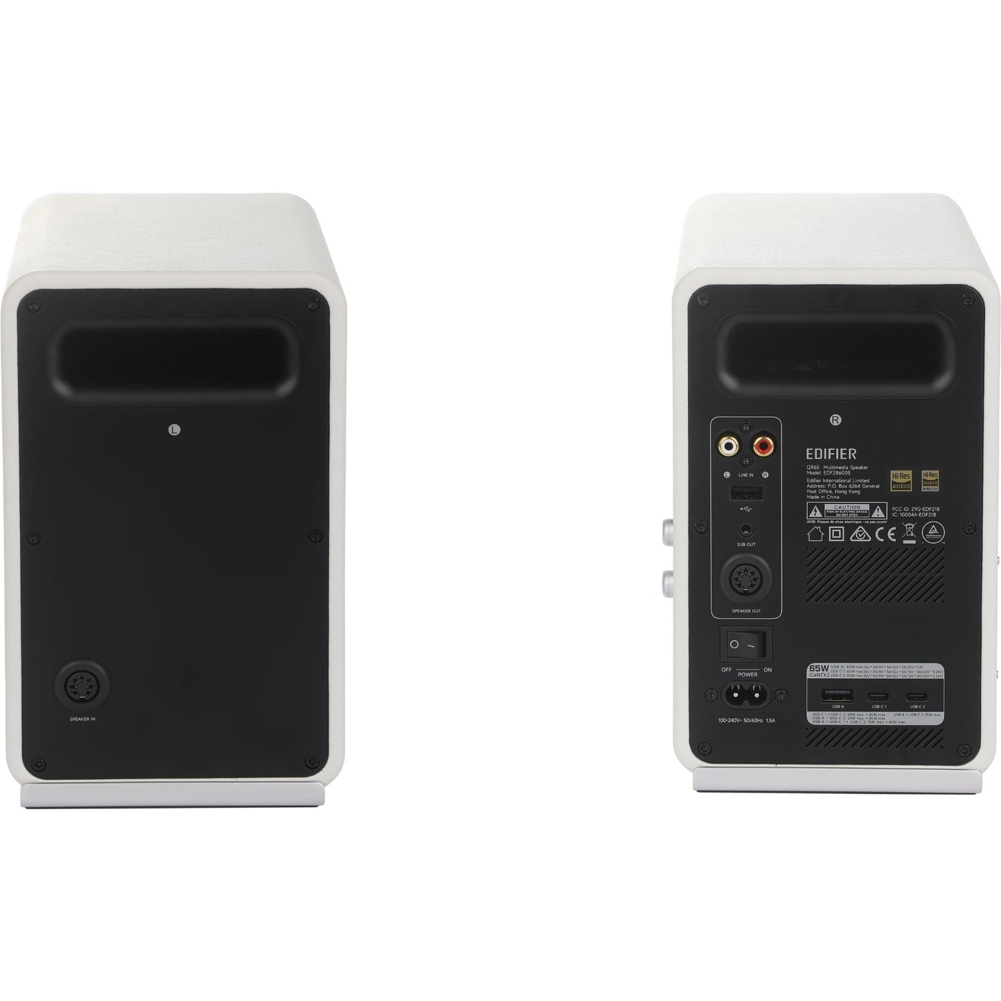 Edifier QR65 Multimedia Bluetooth Speakers (White)