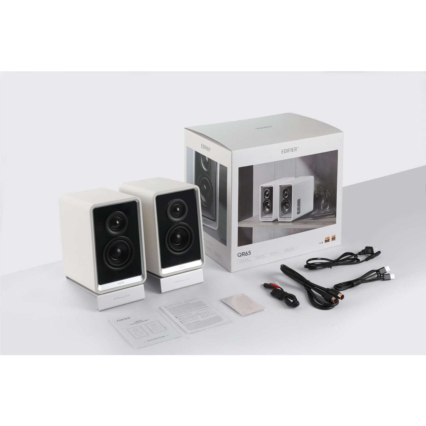 Edifier QR65 Multimedia Bluetooth Speakers (White)