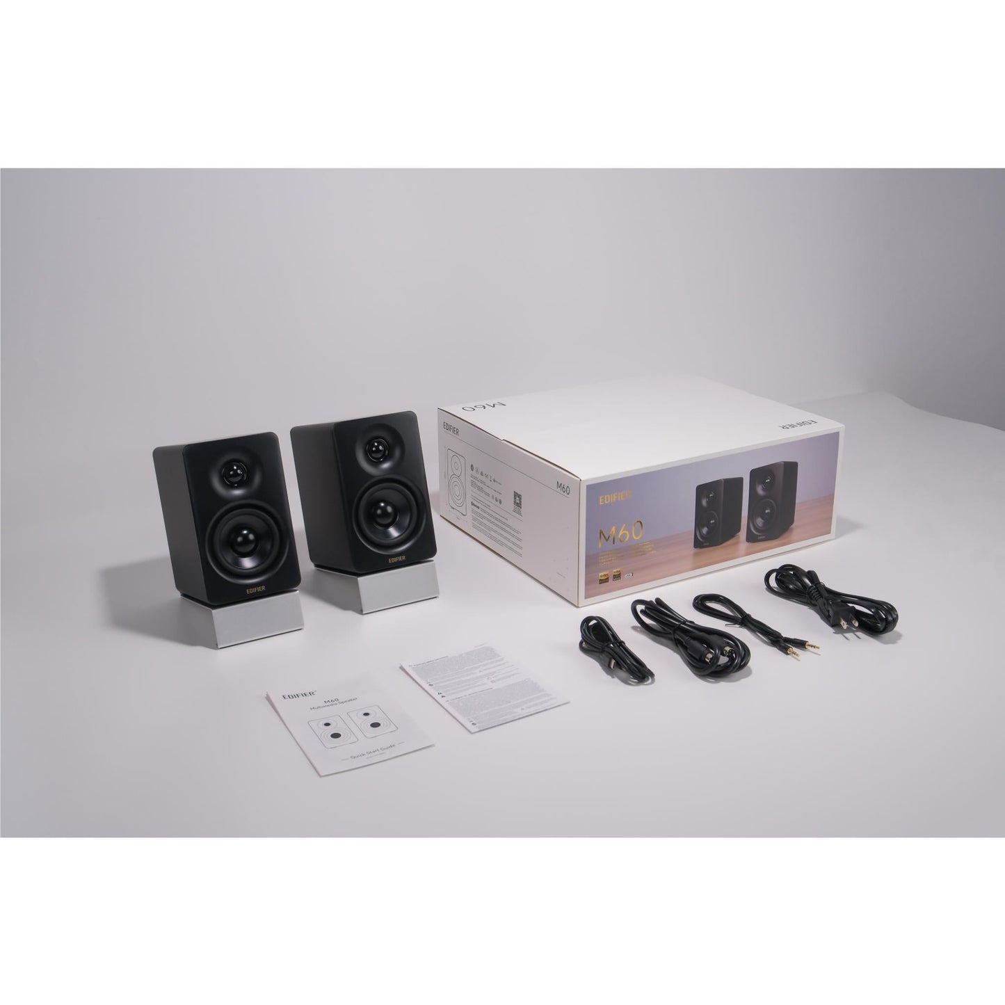 Edifier M60 Compact Powered Bluetooth Speakers (Black)