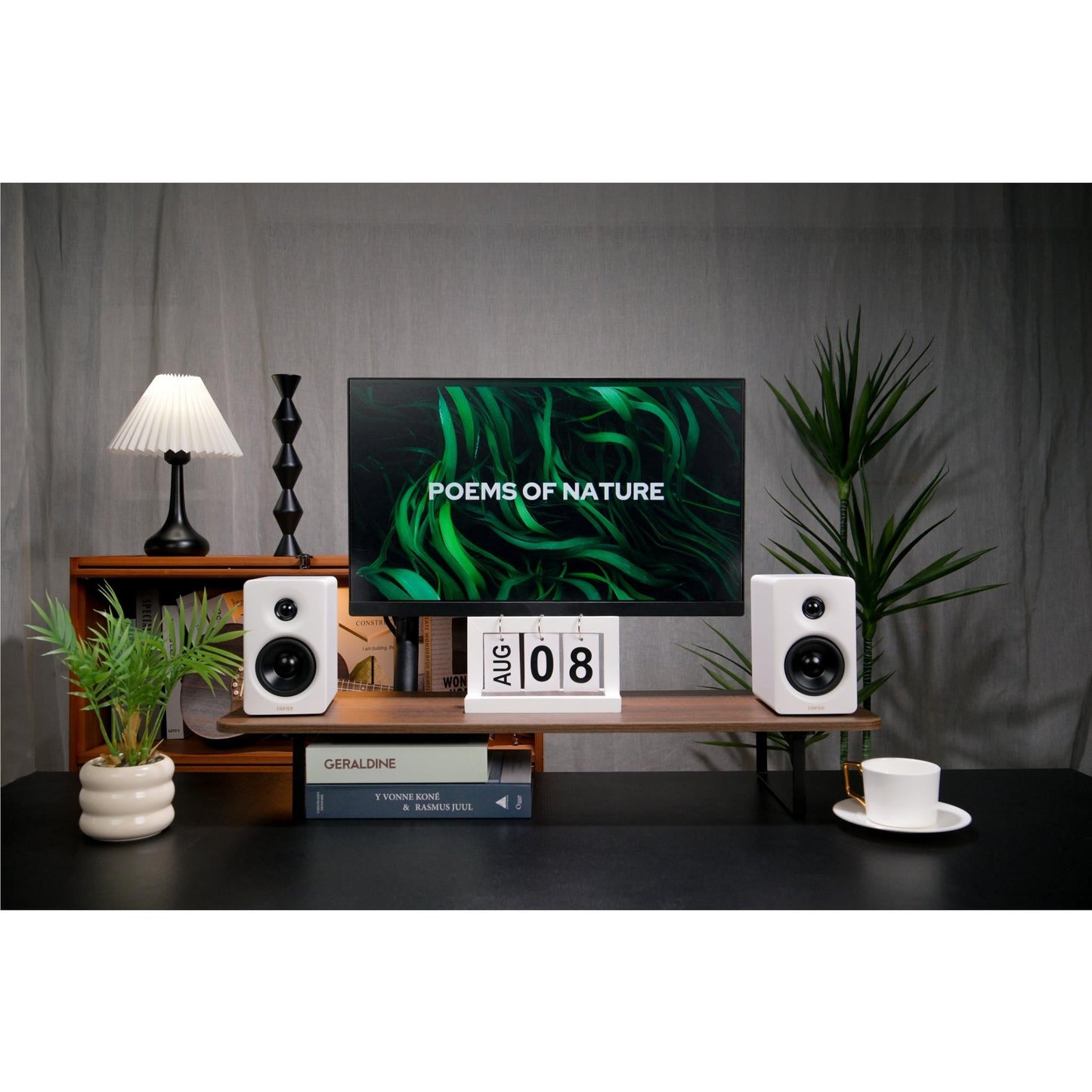 Edifier M60 Compact Powered Bluetooth Speakers  (White)
