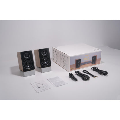 Edifier M60 Compact Powered Bluetooth Speakers  (Classic Oak)