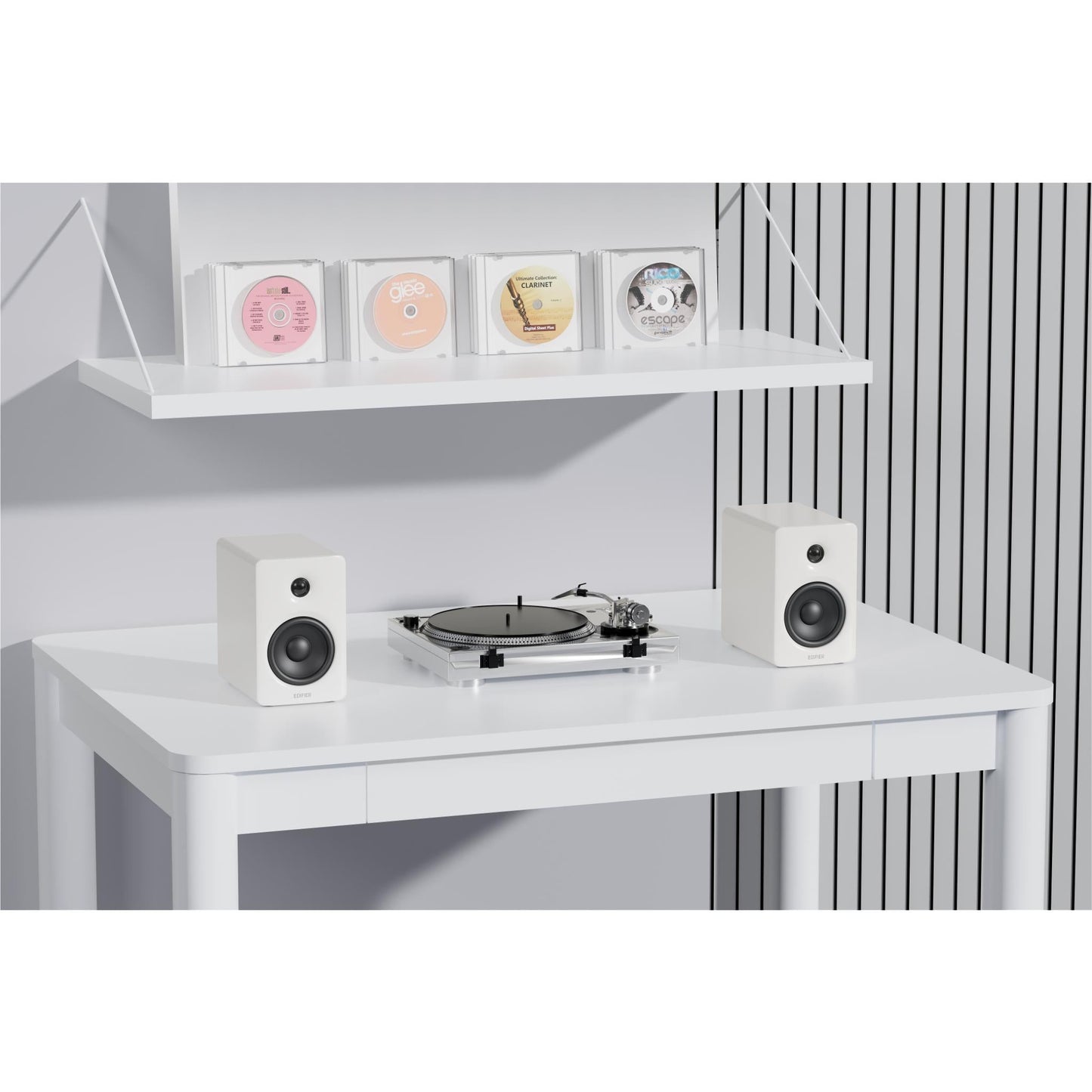 Edifier M90 Compact Powered Bluetooth Speakers (White)