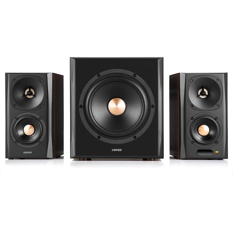 Edifier S360DB 2.1 Powered Bluetooth Speaker System (Brown)