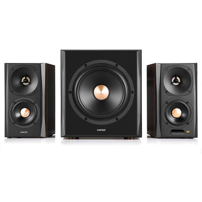 Edifier S360DB 2.1 Powered Bluetooth Speaker System (Brown)
