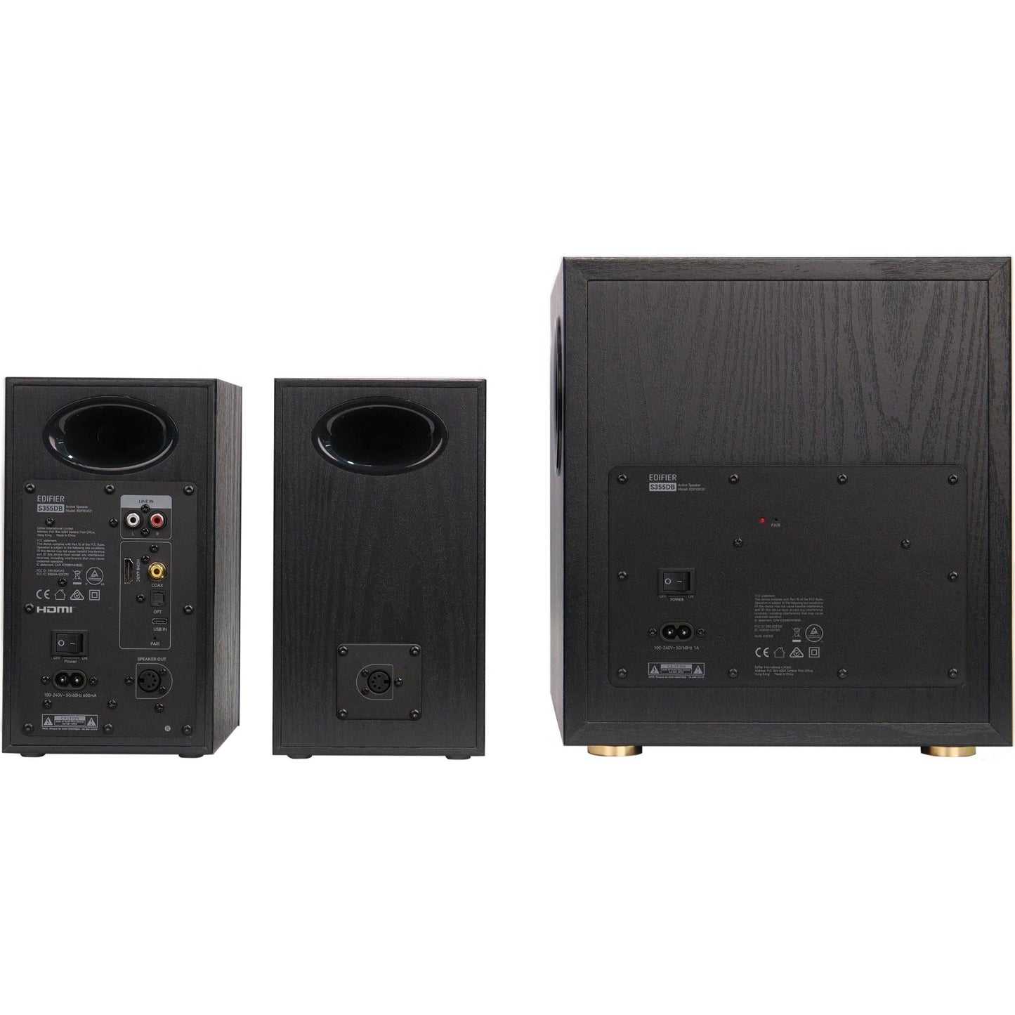 Edifier S355DB 2.1 Powered Bluetooth Speaker System (Black)