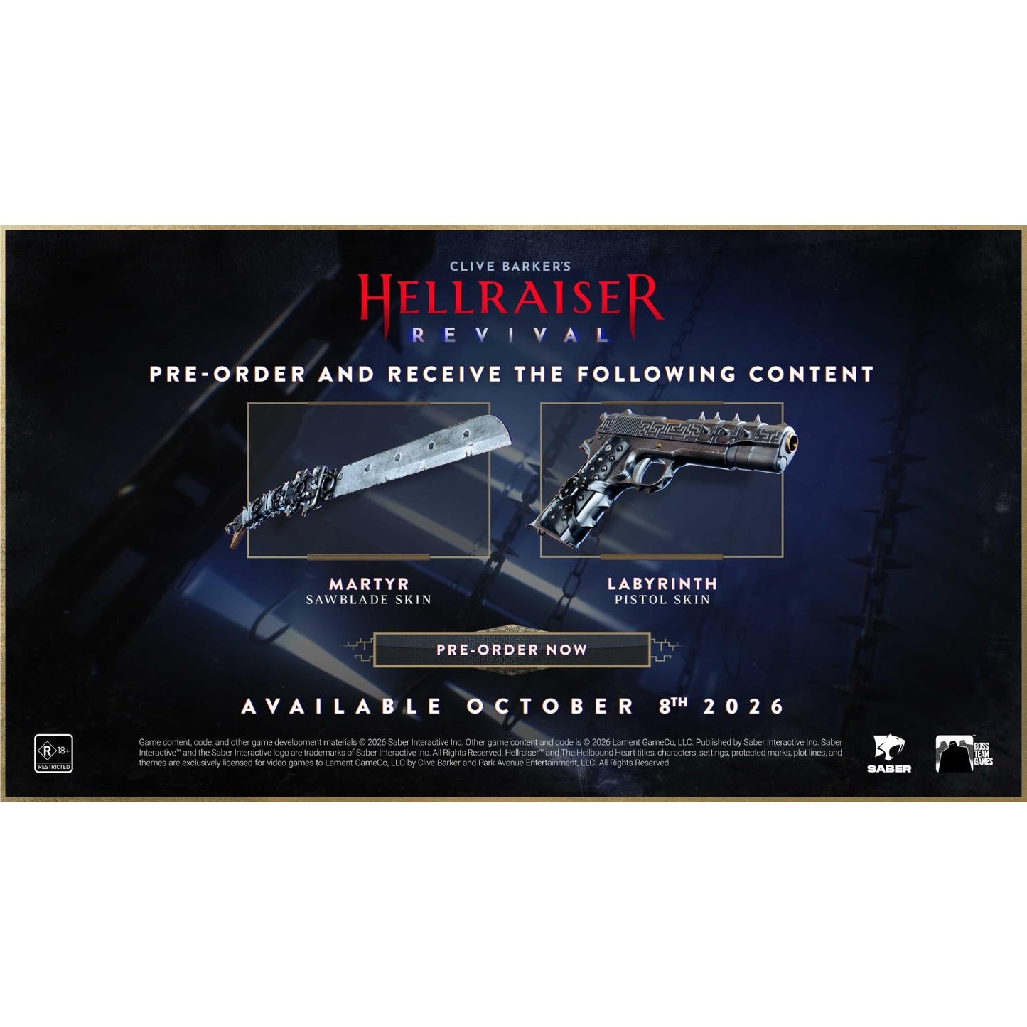 Clive Barker's Hellraiser: Revival Day One Edition