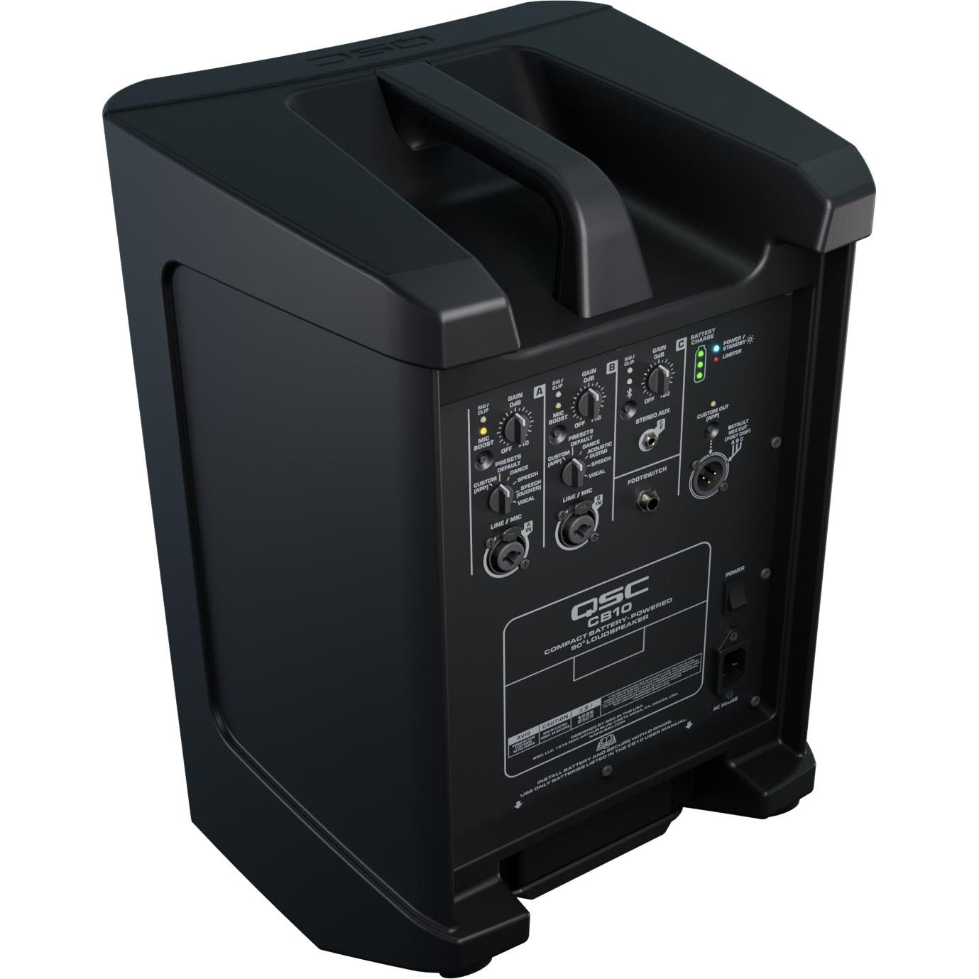 QSC CB10 Compact Battery-Powered Loudspeaker System