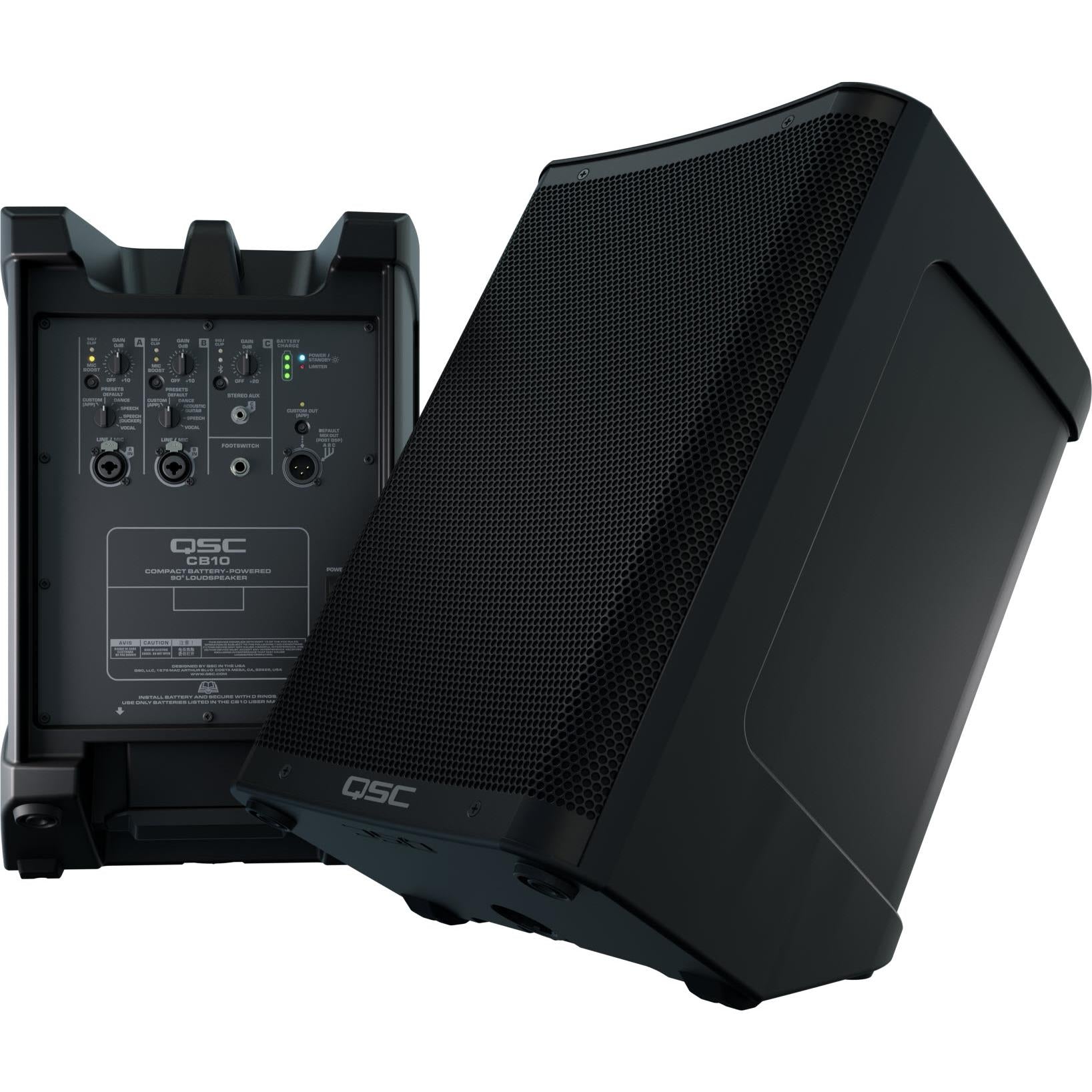 QSC CB10 Compact Battery-Powered Loudspeaker System