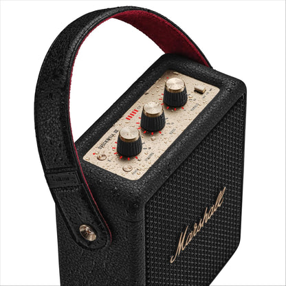 Marshall Stockwell III Portable Bluetooth Speaker (Black & Brass)
