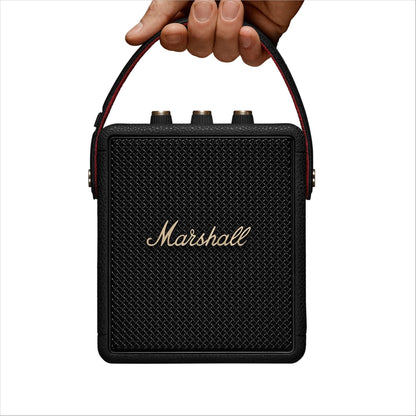 Marshall Stockwell III Portable Bluetooth Speaker (Black & Brass)