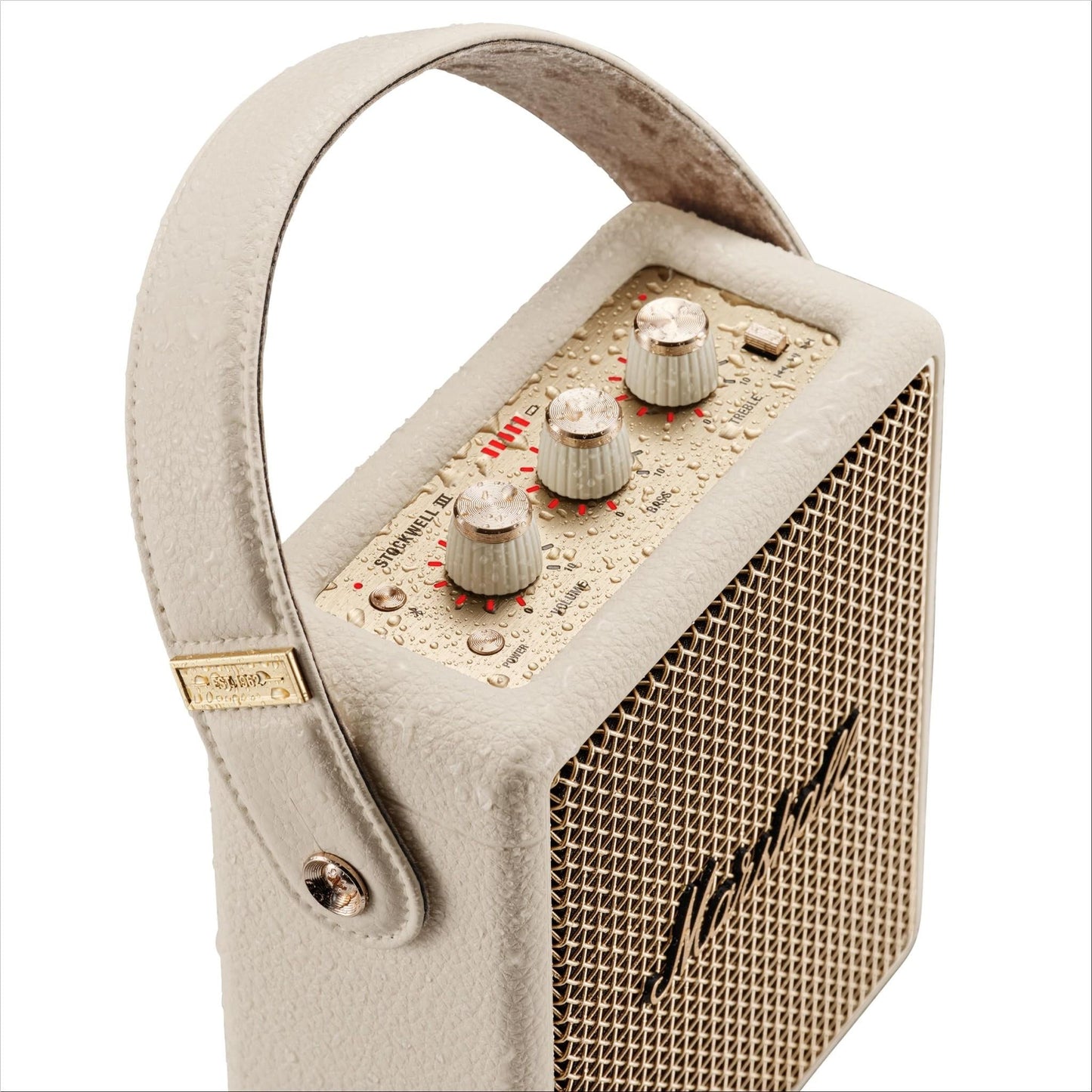 Marshall Stockwell III Portable Bluetooth Speaker (Cream)