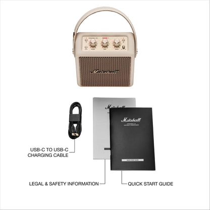 Marshall Stockwell III Portable Bluetooth Speaker (Cream)