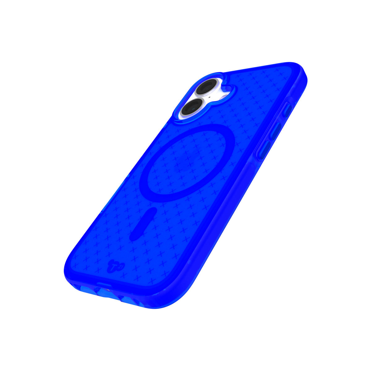 Tech21 EvoCheck Phone Case for iPhone 16  with MagSafe (Cobalt Blue)
