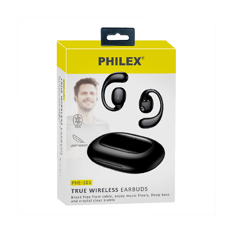 Philex True Wireless Sports Earbuds (Black)