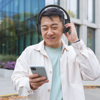 Laser ANC Bluetooth Headphones (Black)