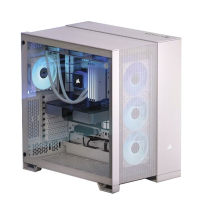 Corsair 6500D Airflow Tempered Glass ATX Mid-Tower, Mesh Left Front, Dual Chambe