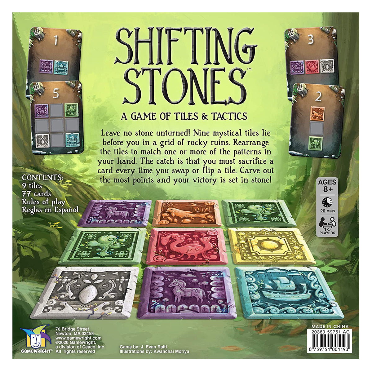 Gamewright Shifting Stones - Tiles & Tactic