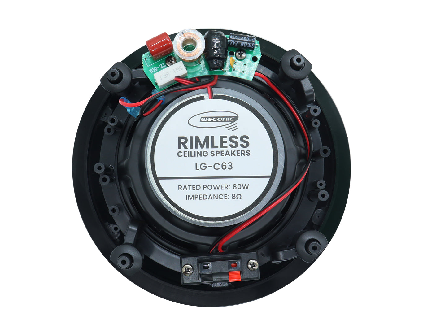 Weconic 6.5" Rimless Ceiling Speakers 160W 8ohm Pair LGC63