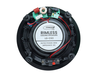 Weconic 6.5" Rimless Ceiling Speakers 160W 8ohm Pair LGC63