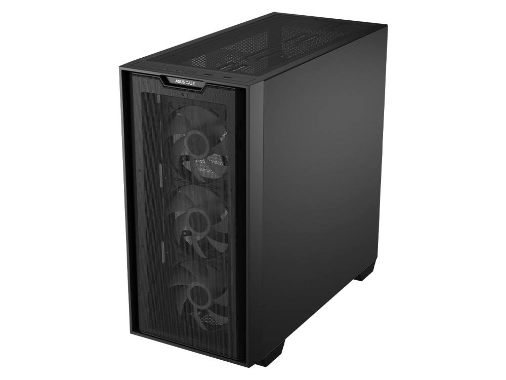 Asus A21 Plus Mesh Front Micro-ATX Case - Black