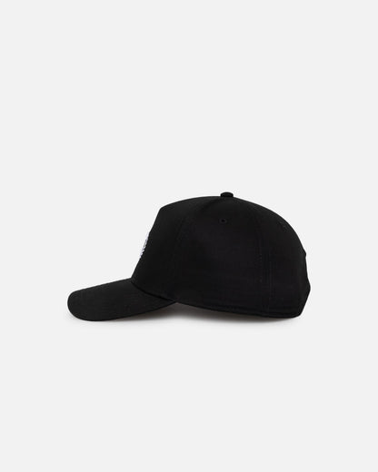 Culture Kings Crown Snapback Black/White