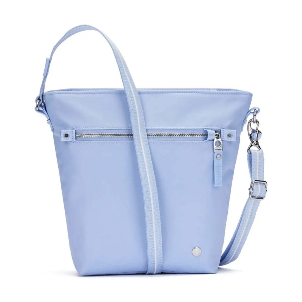 Pacsafe W Anti-Theft Crossbody Bag RFID Blocking Slashguard Secure Serenity Blue