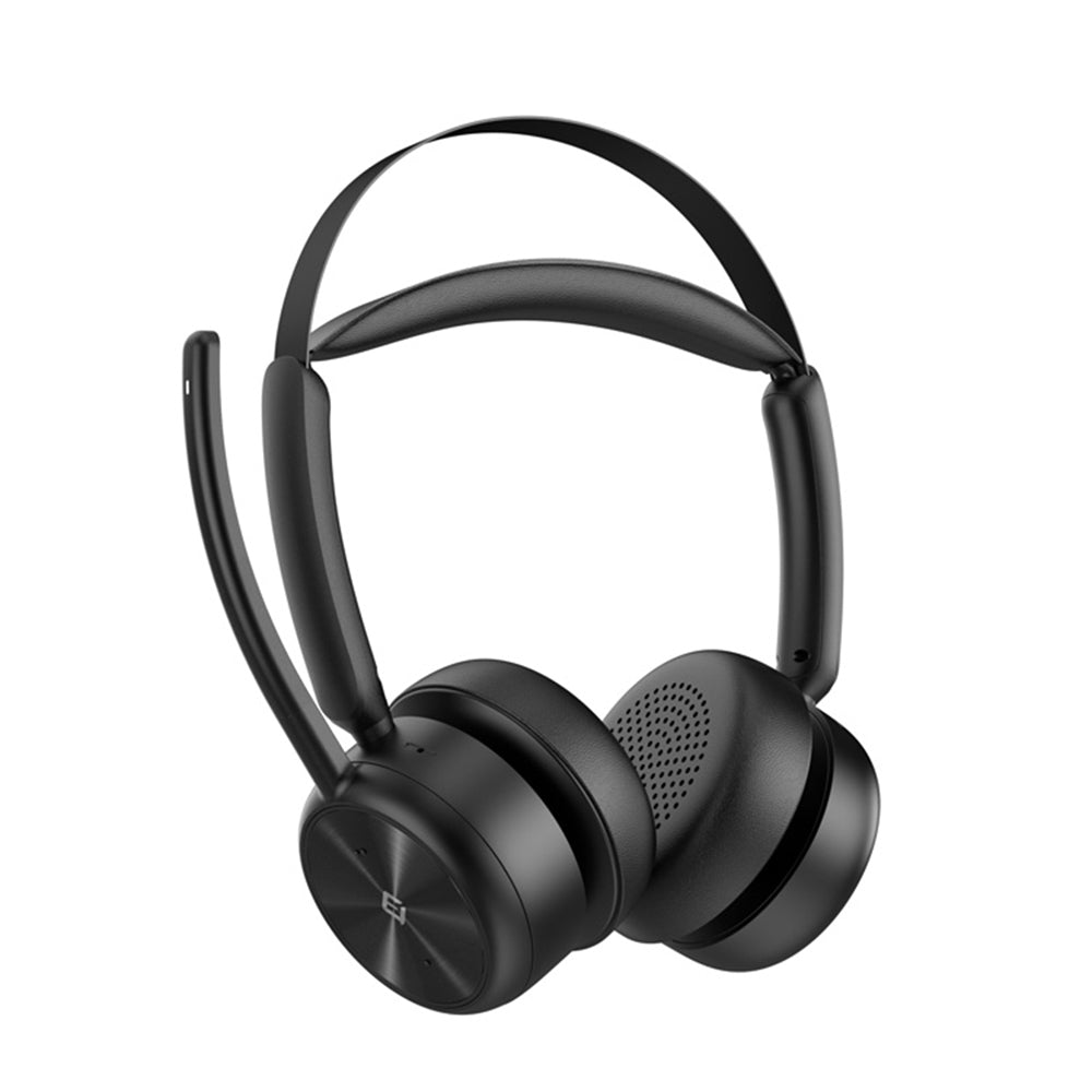 eMeet GeniusCall HS80 Wireless On-Ear Headset with Charging Base