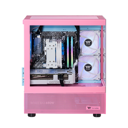 Thermaltake Horizon Prime Gaming Desktop PC (AMD 5600 / RTX 4060 / 16GB RAM) - Bubble Pink Edition