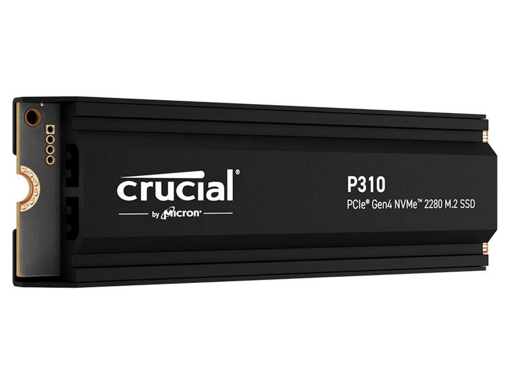 Crucial P310 2TB PCIe Gen4 NVMe M.2 SSD with Heatsink