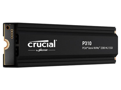 Crucial P310 2TB PCIe Gen4 NVMe M.2 SSD with Heatsink