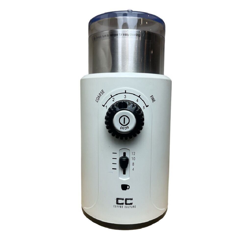 Coffee Culture Electric Coffee Grinder  - Matt White