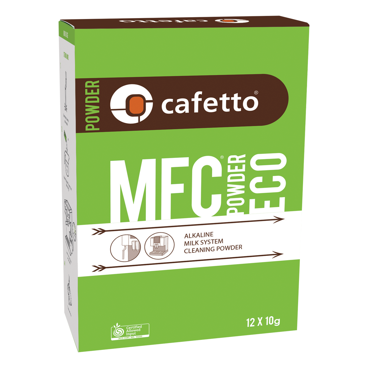 Cafetto Mfc Eco Powder - 12 X 10G Sachet