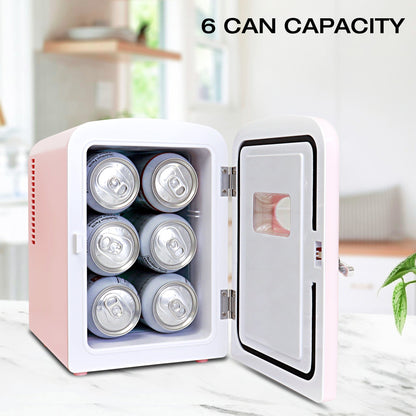 Koolatron Retro Mini Fridge 4L Pink