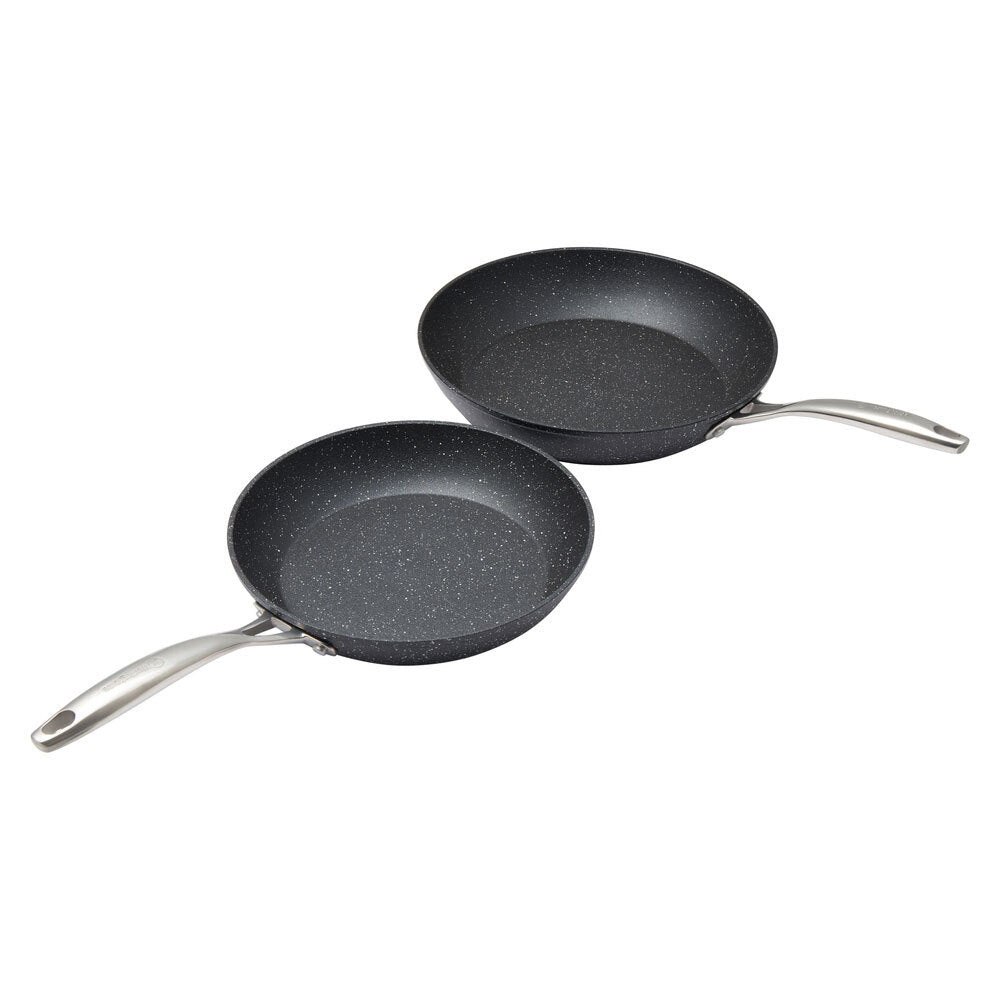 Westinghouse 2pc Frypan Set 24/28cm – Multi-Layer Non-Stick (Black)