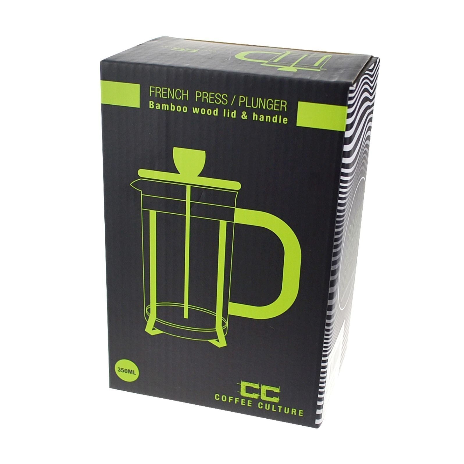 Coffee Culture Bamboo/Glass French Travel Tea/Coffee Press/Plunger (600ml)