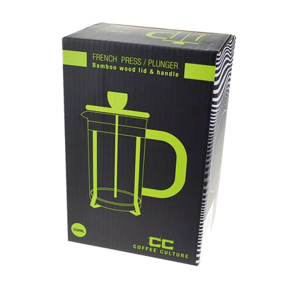 Coffee Culture Bamboo/Glass French Travel Tea/Coffee Press/Plunger (600ml)