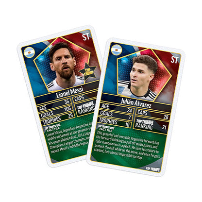 Winning Moves World Football Stars Top Trumps Battle Mat Card Game